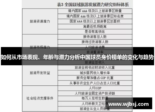 如何从市场表现、年龄与潜力分析中国球员身价榜单的变化与趋势