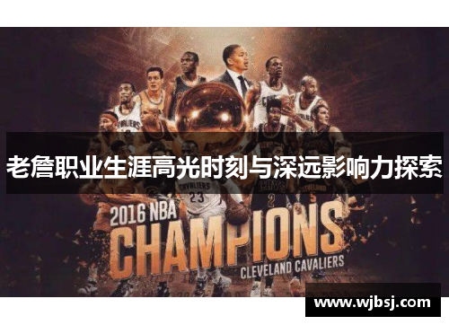 老詹职业生涯高光时刻与深远影响力探索
